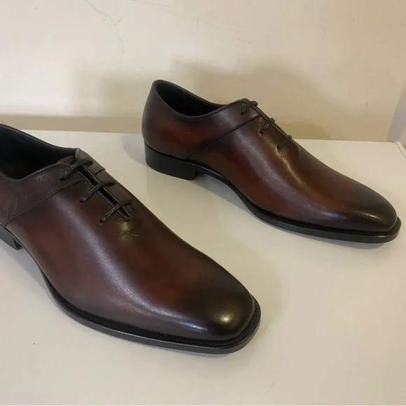 BERLUTI scrito Alexandro men brown shoes Sz 9.5 - Picture 2 of 14